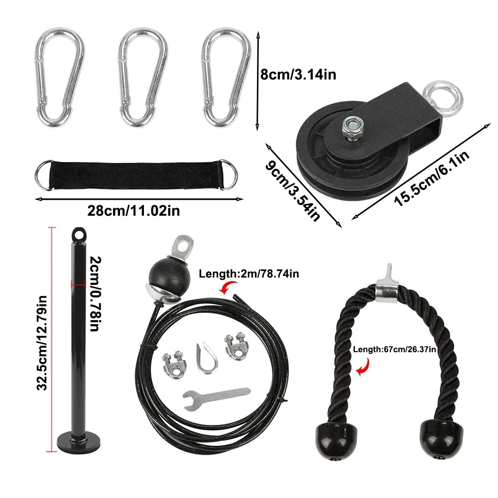 Pull Down & Lift Weight Pulley System