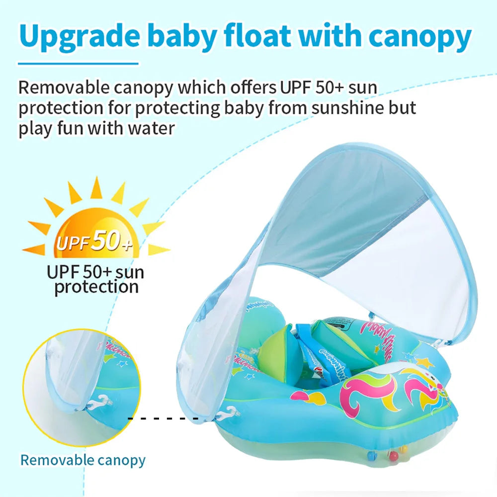 Inflatable Swim Ring for Infants & Toddlers