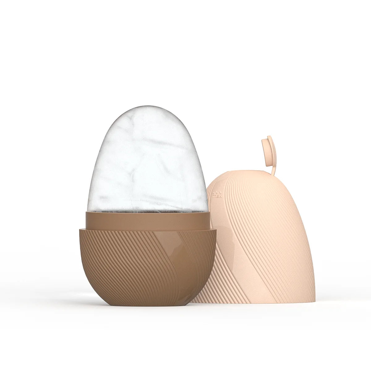 Juego de rodillo de hielo y Gua Sha de acero inoxidable