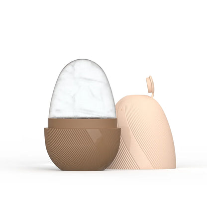 Juego de rodillo de hielo y Gua Sha de acero inoxidable