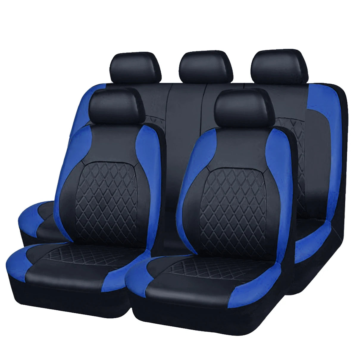 All-Season Quilted PU Leather Car Seat Cover