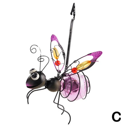 Solar Iron Insect Statue