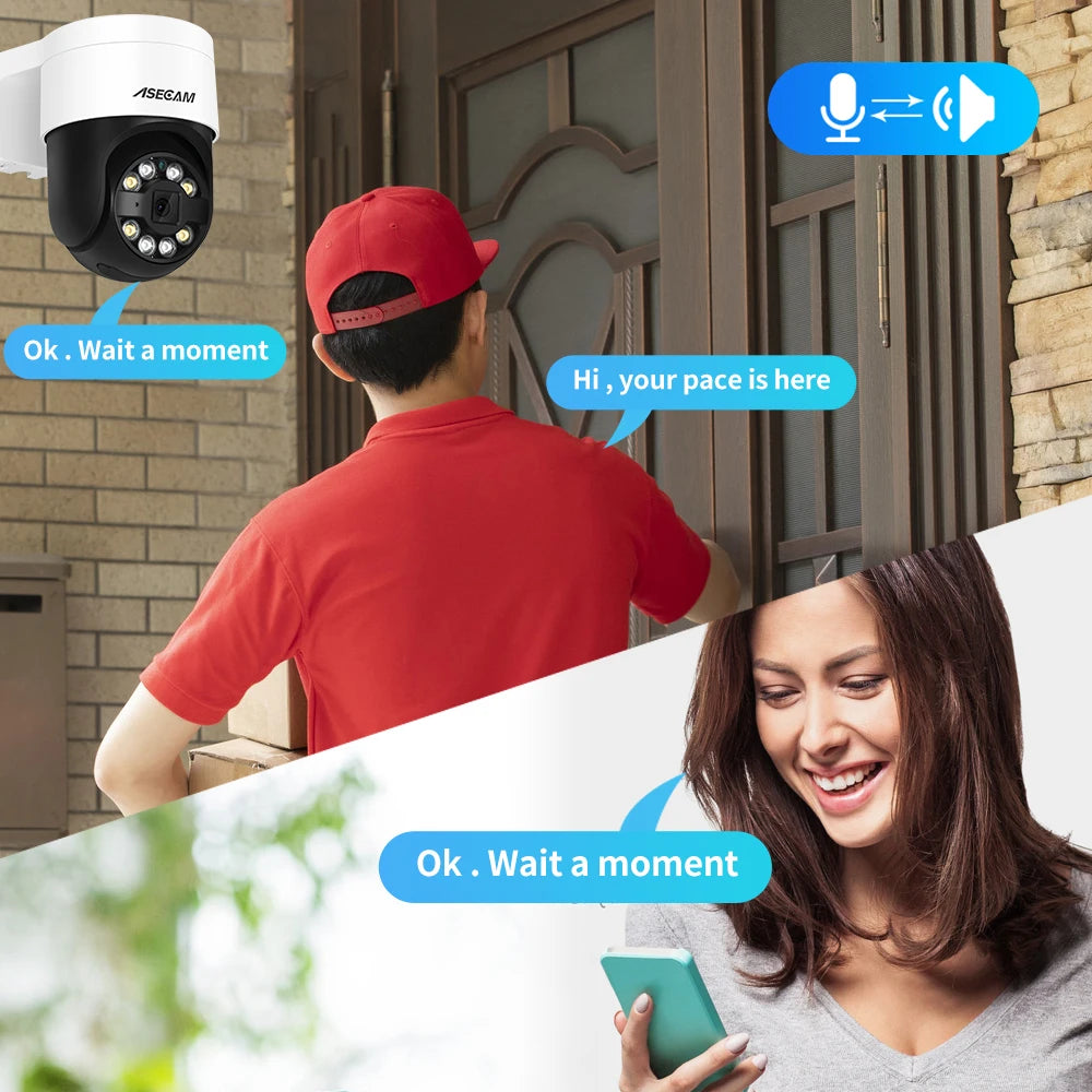 8MP 4K PTZ IP Camera