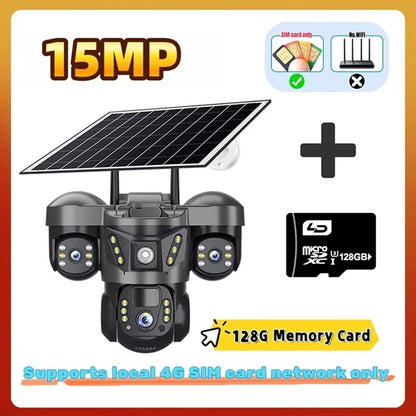 4G Solar Security Camera