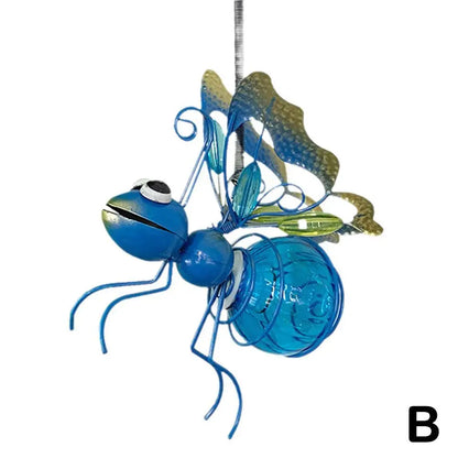 Solar Iron Insect Statue